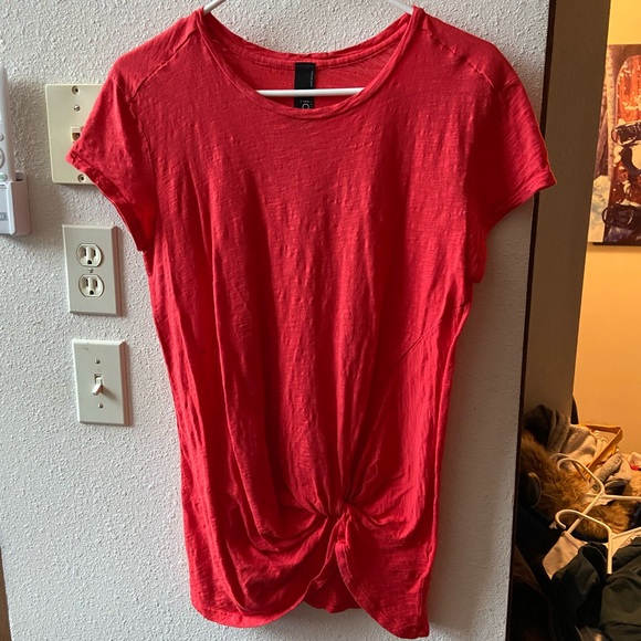 Bobi LA Short Sleeve Tuck Tee - Picture 1 of 4